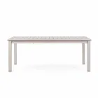 Masă extensibilă în design modern din aluminiu pentru casă în aer liber - Casper Viadurini