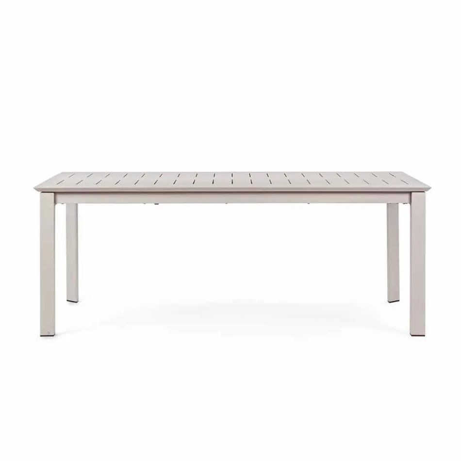 Masă extensibilă în design modern din aluminiu pentru casă în aer liber - Casper Viadurini