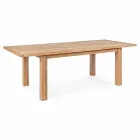 Masă extensibilă de amenajare a grădinii din lemn pentru 6 persoane Homemotion - Hunter Viadurini