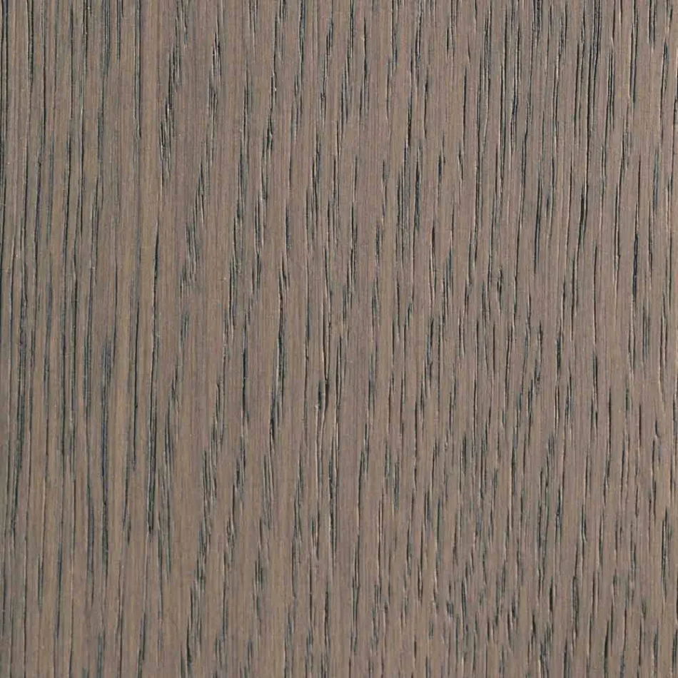 Masă extensibilă din lemn de frasin cu benzi laterale vopsite în gri - Ketla Viadurini