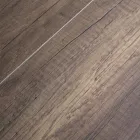 Masa extensibila din lemn melaminat si blat din fier antracit - Sassone Viadurini