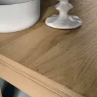 Masă extensibilă din lemn de stejar fabricată în Italia - Sondrio Viadurini