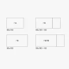 Masa extensibila din melaminata cu diferite finisaje Made in Italy - Lily Viadurini