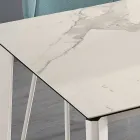 Masa extensibila din vitroceramica si baza metalica in diferite finisaje - Ariel Viadurini