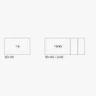 Masa extensibila din sticla ceramica Fokos Terra Finish Made in Italy - Ariel Viadurini