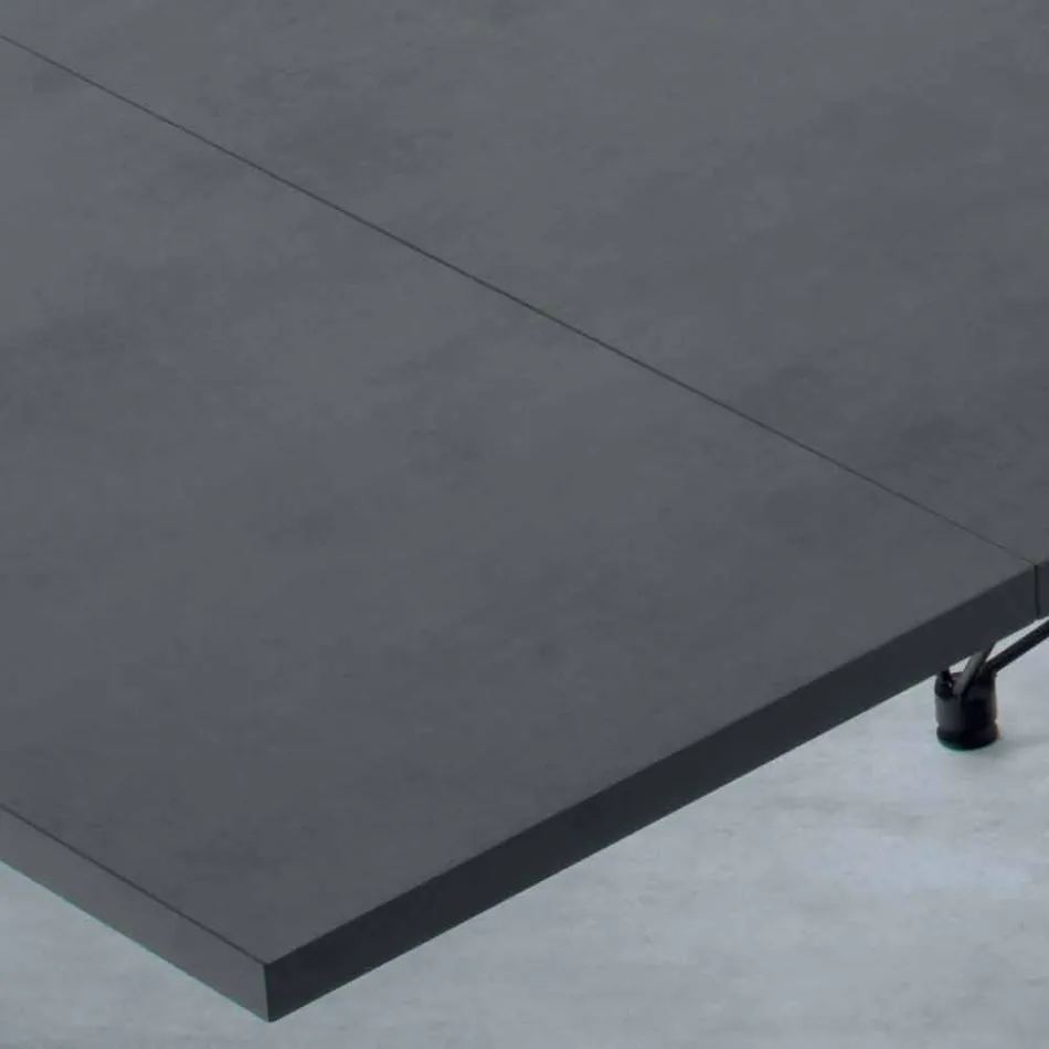 Masa moderna extensibila cu 14 locuri cu blat laminat Made in Italy - Ezzellino Viadurini