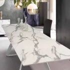 Extindere modernă cu picioare metalice, Villongo Viadurini