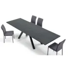 Masa extensibila moderna cu blat din lemn laminat Made in Italy – Settimmio Viadurini