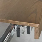 Modernă masă de lemn de frasin extinsă din Italia Parre Viadurini