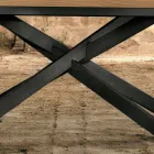 Masă extensibilă modernă din lemn de stejar Made in Italy - Oncino Viadurini