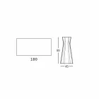 Masă înaltă cu blat Hpl și bază din polietilenă Made in Italy - Tinuccia Viadurini