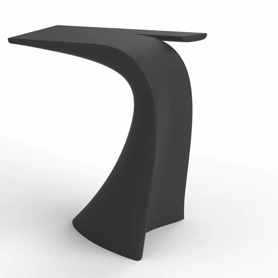 Design masă în aer liber H 100 cm, din polietilenă, Wing Vondom Viadurini
