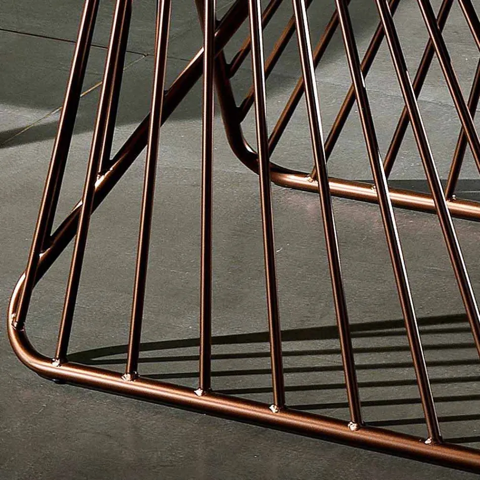 Tavă cu vârf făcută în Italia ceramică modernă din sticlă, Mitia Viadurini