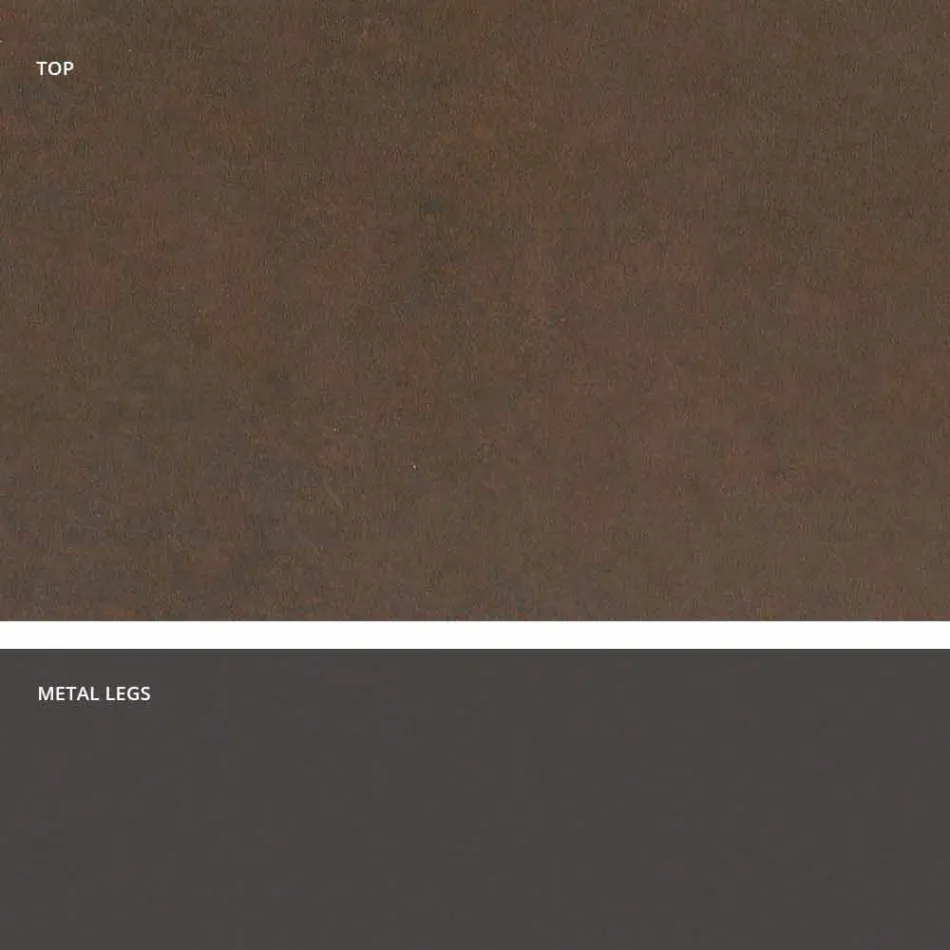 Tavă cu vârf făcută în Italia ceramică modernă din sticlă, Mitia Viadurini