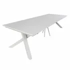 Consolă extensibilă de până la 325 cm din melaminat Made in Italy - Settimmio Viadurini
