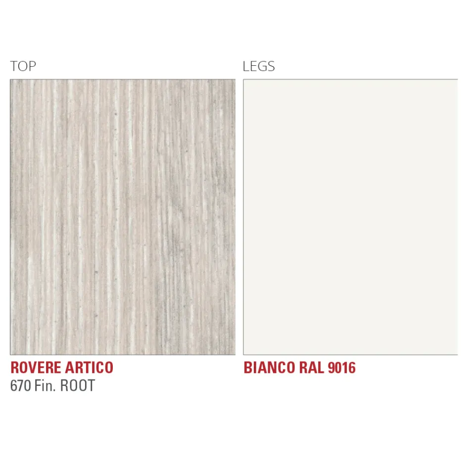 Masa de bucatarie extensibila pana la 240 cm din HPL fin Made in Italy - Jupiter Viadurini