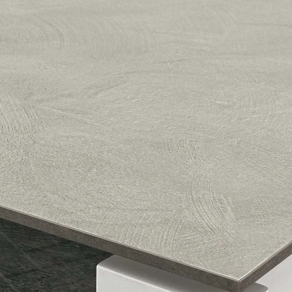 Masa de bucatarie extensibila pana la 240 cm din HPL fin Made in Italy - Jupiter Viadurini