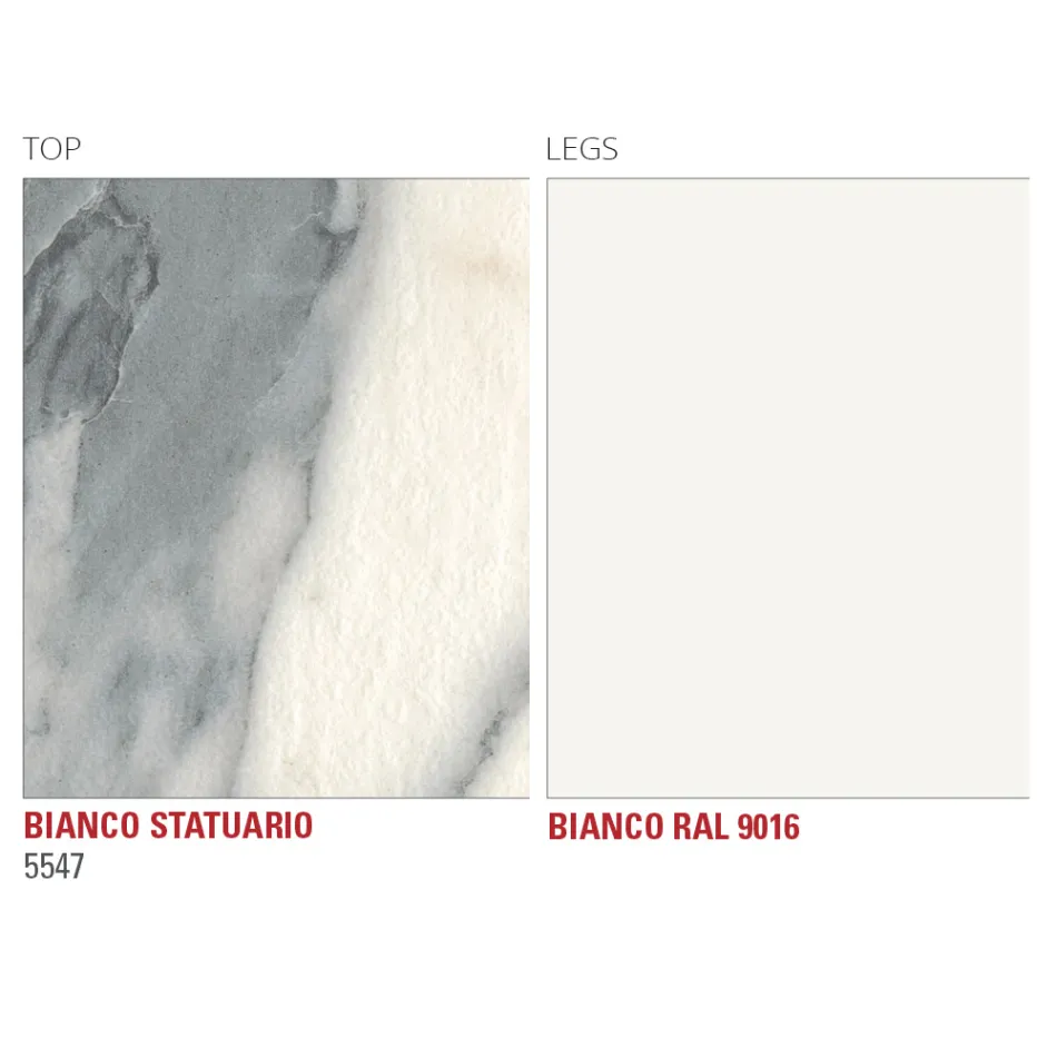 Masa de bucatarie extensibila pana la 240 cm din HPL fin Made in Italy - Jupiter Viadurini