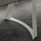 Masă extensibilă de bucătărie Până la 280 cm Efect de marmură Made in Italy - Pinocchio Viadurini