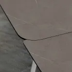 Masă extensibilă de bucătărie Până la 280 cm Efect de marmură Made in Italy - Pinocchio Viadurini