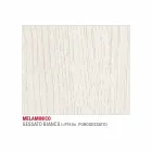 Masă de bucătărie cu blat din melamină și bază metalică Made in Italy - Spilla Viadurini