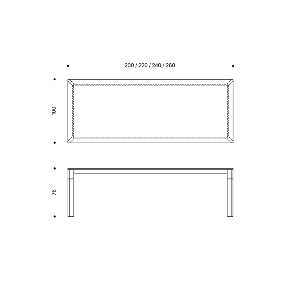 Masa de bucatarie din sticla extraclara cu picioare din lemn Made in Italy - Super Viadurini