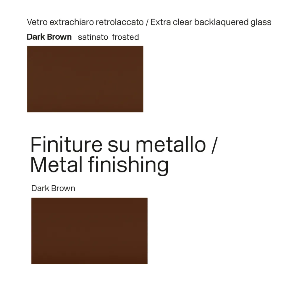 Masă din sticlă de 300 cm cu bază metalică, design fabricat în Italia - Lunaria Viadurini