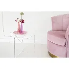 Masă de cafea design în plexiglas transparent sau afumat - Draco Viadurini