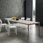Masa de bucatarie extensibila pana la 240 cm in Hpl Made in Italy - Fantastic Viadurini
