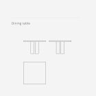 Masă de bucătărie de design în marmură Daino Fabricată în Italia - Zarino Viadurini