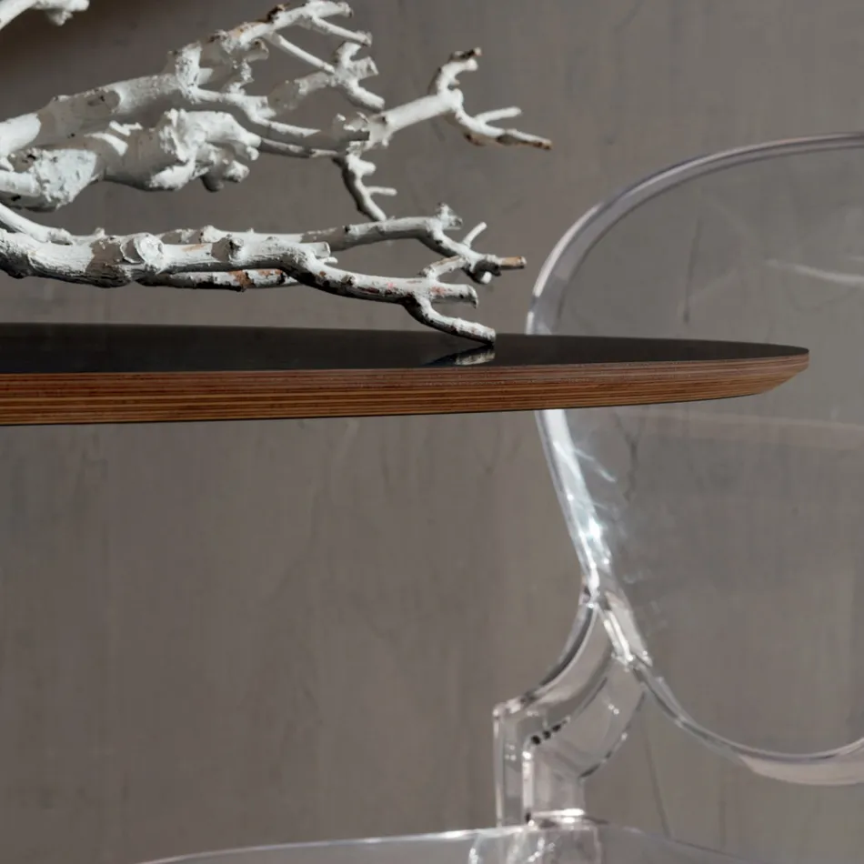 Masa de bucatarie din Fenix si marmura sintetica lacuita Made in Italy - Brontolo Viadurini