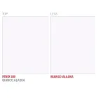 Masa de bucatarie din Fenix si metal alb de calitate Made in Italy - Carlino Viadurini