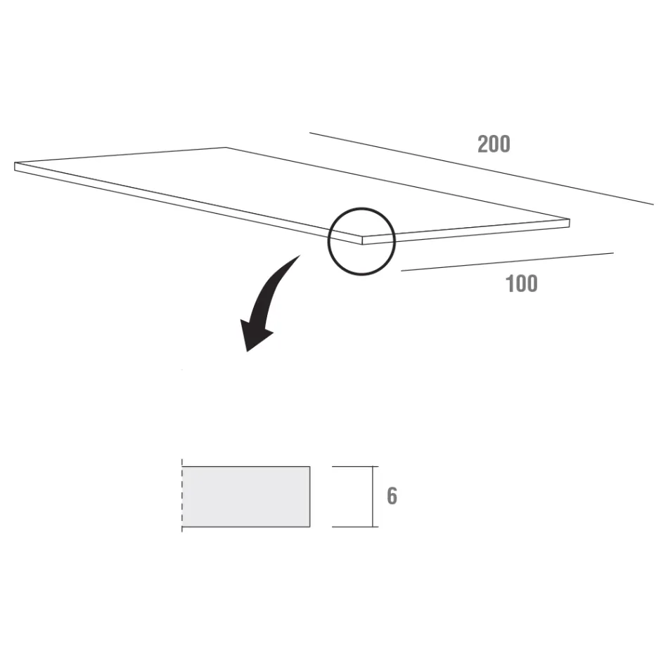 Masa de bucatarie din lemn si metal Made in Italy, de inalta calitate - Dotto Viadurini