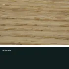 Masă de masă din lemn masiv și metal făcută în Italia, Flora Viadurini