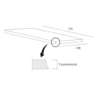 Masa de bucatarie din lemn decoartat de inalta calitate Made in Italy - Pinocchio Viadurini