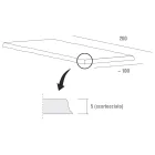 Masă de bucătărie din lemn decojit de înaltă calitate, fabricată în Italia - Pinocchio Viadurini