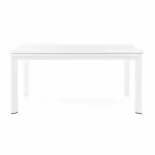 Masă extensibilă de exterior Până la 160 cm în aluminiu Homemotion - Andries Viadurini