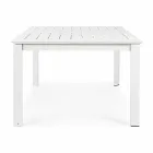 Masă extensibilă de exterior Până la 160 cm în aluminiu Homemotion - Andries Viadurini