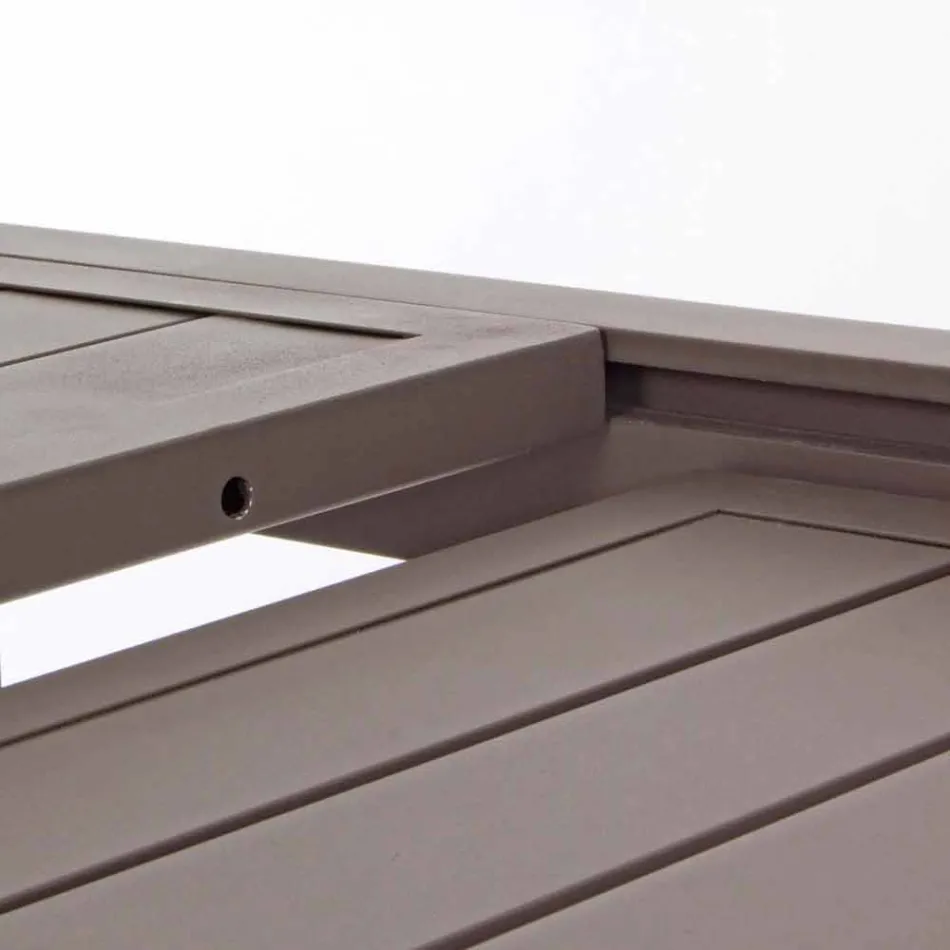 Masă extensibilă de exterior Până la 240 cm în aluminiu, Homemotion - Arold Viadurini