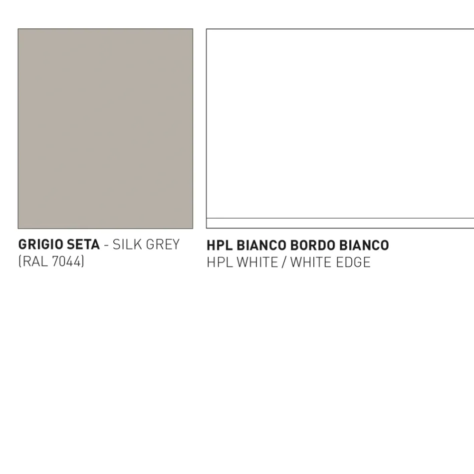 Blat de masă în aer liber Hpl sau ceramică Made in Italy - Plinto by Varaschin Viadurini