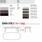 Varaschin Ellisse masă exterioară de design în aluminiu colorat Viadurini