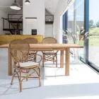 Homemotion - Masă de grădină extensibilă de lemn Hunter Teak până la 250 cm Viadurini