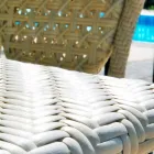 Tabel cu un design de top din sticlă grădină Romeo, realizate manual Viadurini