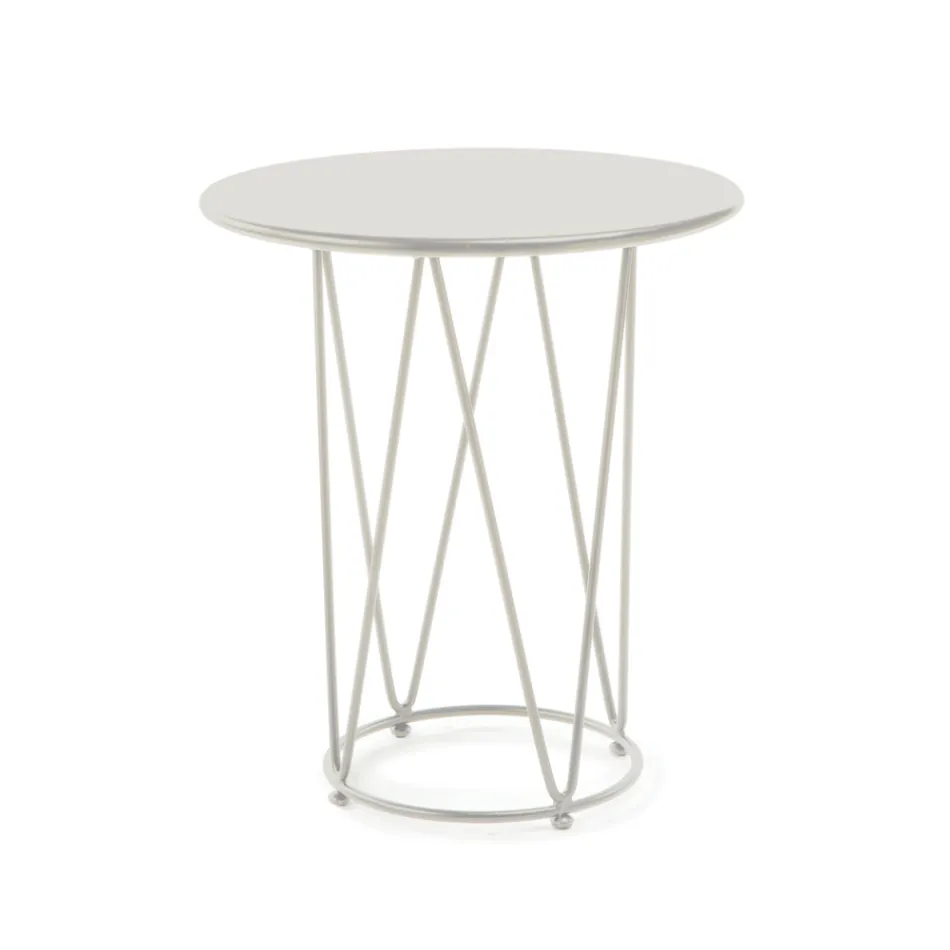 Masă de grădină din oțel de diferite dimensiuni, fabricată în Italia - Brienne Viadurini