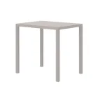 Masa de gradina dreptunghiulara din otel galvanizat Made in Italy - Azul Viadurini