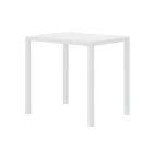 Masa de gradina dreptunghiulara din otel galvanizat Made in Italy - Azul Viadurini