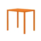 Masa de gradina dreptunghiulara din otel galvanizat Made in Italy - Azul Viadurini