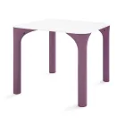 Masa de gradina din Hpl cu picioare din polietilena Made in Italy - Glen Viadurini