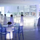 Sticlă de polietilenă din sticlă de masă din sticlă interioară (H80) lăcuită în Italia Viadurini