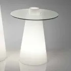 Sticlă de polietilenă din sticlă de masă din sticlă interioară (H80) lăcuită în Italia Viadurini